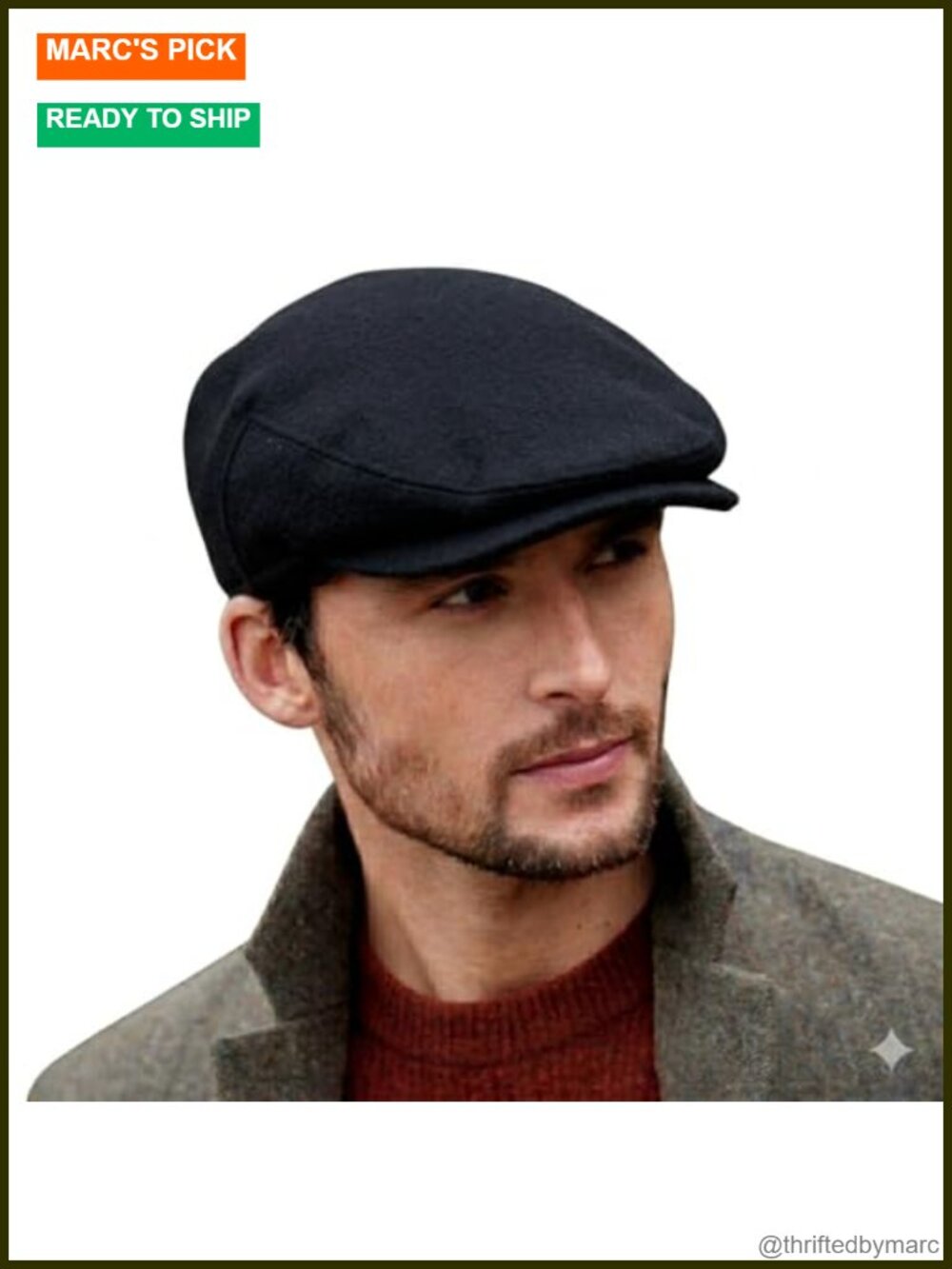 Authentic Irish Wool Newsboy Cap for Men Classic Style - 100% Irish Wool